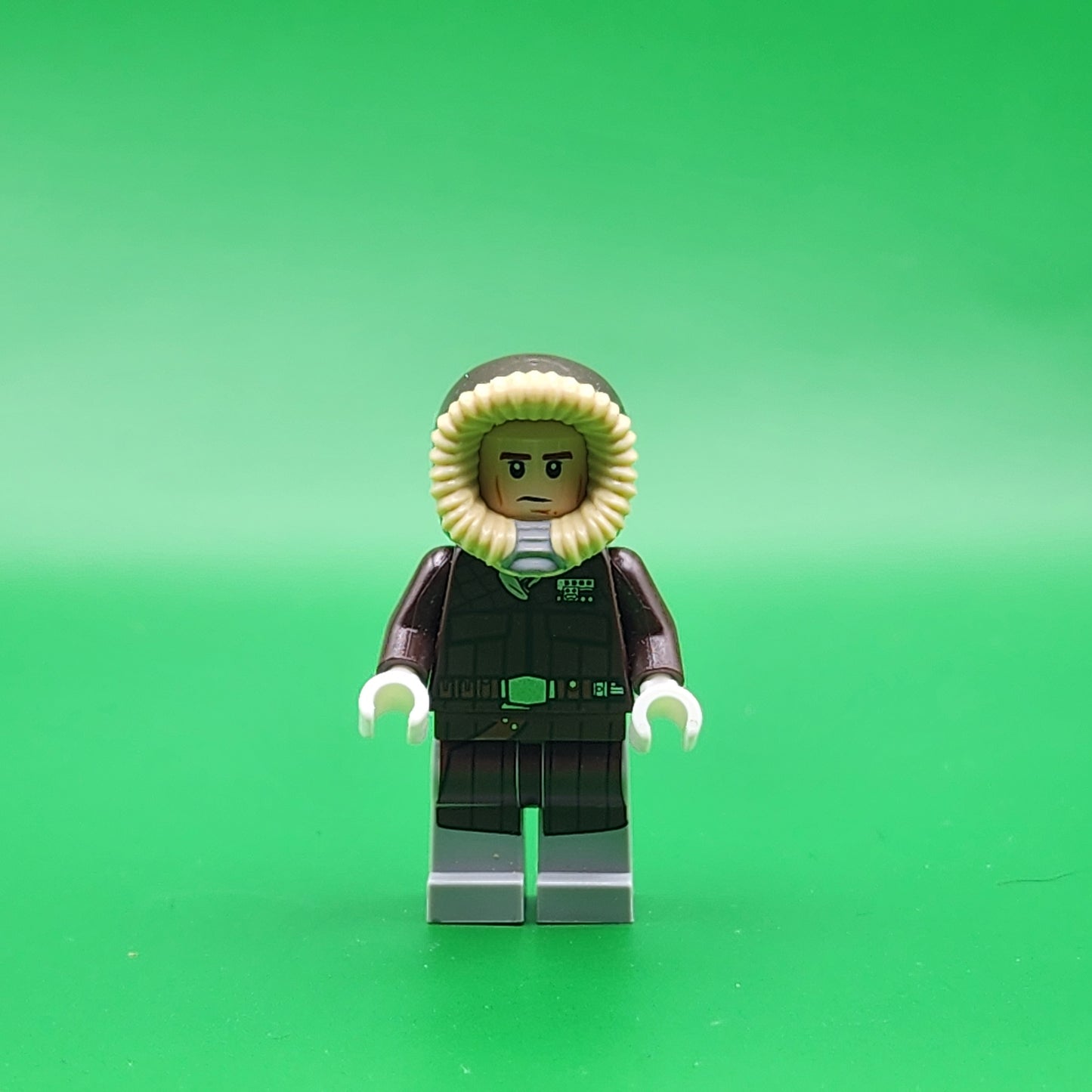 Lego Han Solo sw0709 Parka Dark Brown Coat Hoth Minifigure Star Wars