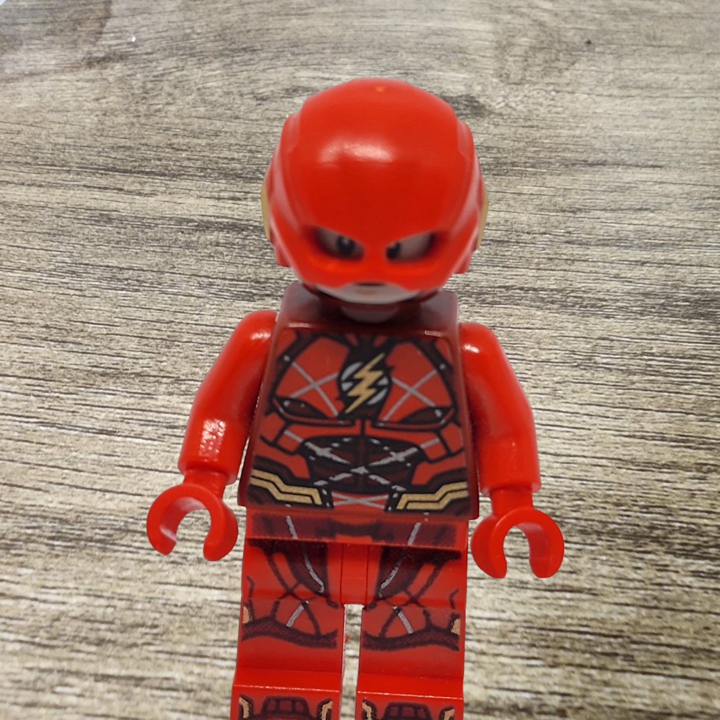 Lego The Flash Minifigure Detailed Print Justice League Sh438 76086