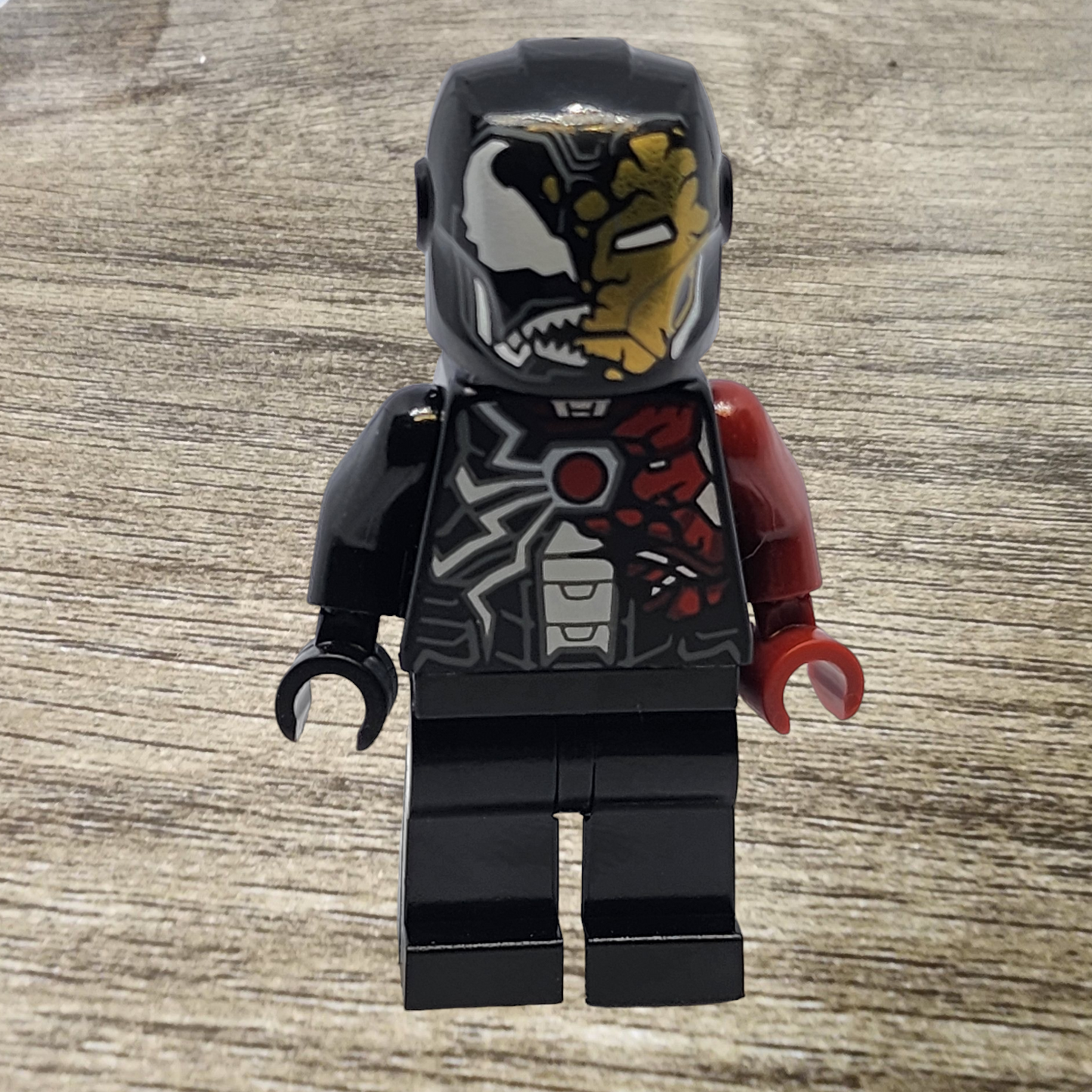 Iron Venom Minifigure Lego Headgear Partially Transformed sh697