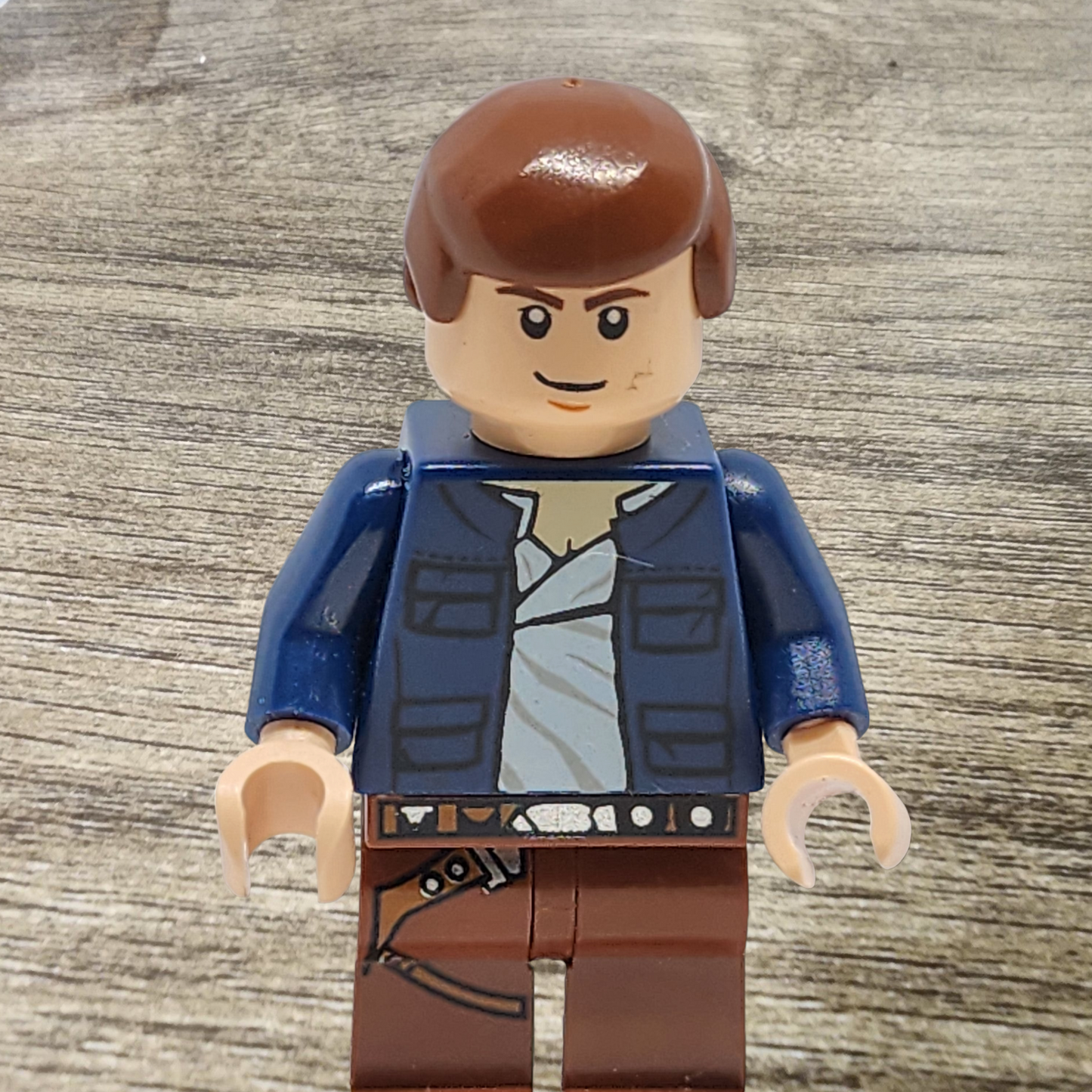 Lego Han Solo Minifigure Star Wars sw0290 Holster Open Jacket