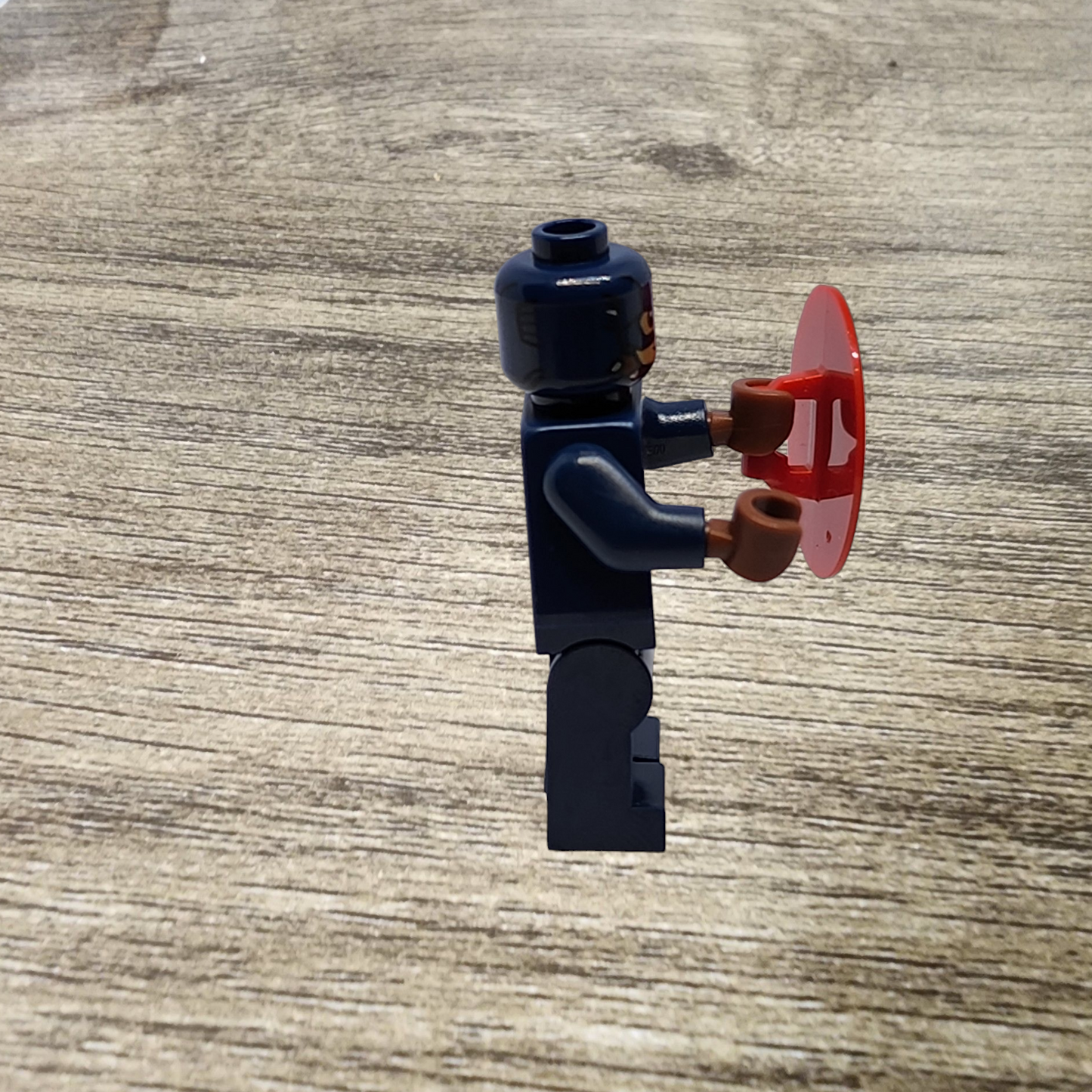 Lego Captain America Minifigure sh177 Dark Blue Suit